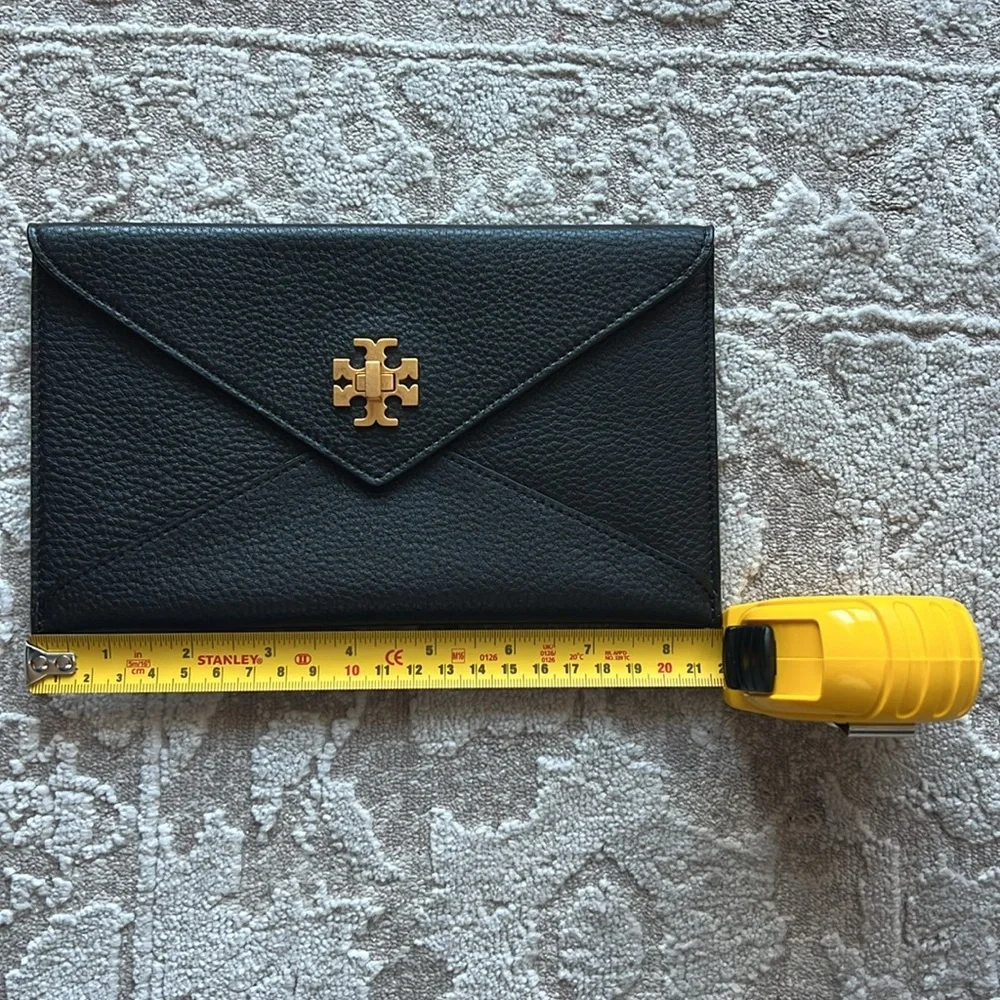 Tory Burch envelope clutch black leather - Picture 4 of 6